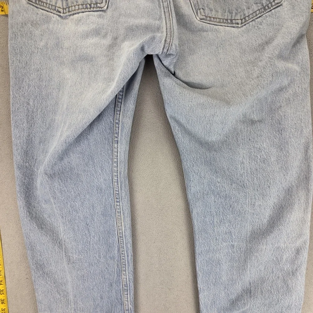 Vintage Levis 501 Jeans‎ Mens Blue Light Wash Straight Button Fly USA Fits 36x28
